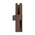 Eglo Wandleuchte Montelauro Aluminium Rostig Up & Down 7W 800lm - 865 Tageslichtweiß | IP65