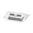 LED Downlight Wallwasher Wally Maxi Weiß 46W 6400lm 70x75D - 840 Kaltweiß - 238x145mm