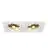 SLV New Tria 2 Spot Aluminium Blanc | Convient pour 2x GU10 (AR111) 