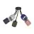 Ledvance Decor Felt Weaving Cans Plafond Multicolore | Convient pour 5X E14