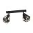 Eglo Plafonnier Carlton 7 Acier Noir Cuivre | IP20 - Convient pour 2x E27 