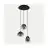 Eglo Suspension Luminaire Aguilares Acier Noir | IP20 - Convient pour 3x E27 