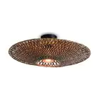 Good&Mojo Plafonnier Bali Bambou Noir M | Convient pour 1x E27 